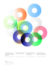 Modern poster design