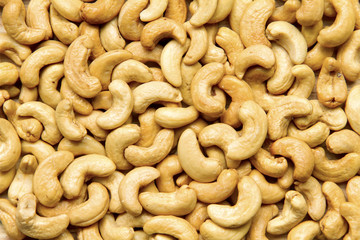 Healthy food, cashews rich in heart friendly fatty acids. Cashew