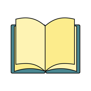 Book icon isolated on a white background