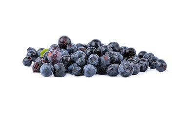 Blueberry on white