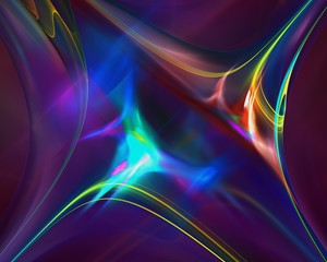 Fractal Pattern Rainbow X / Fraktal Muster Rainbow X © Ilya Nikolaevic