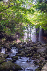 Obraz premium Water fall in Japan