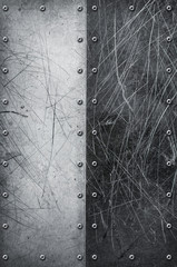 Grunge aluminum textured background