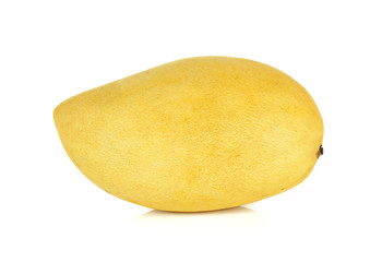 Ripe mango isolated on the white background