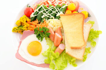 おいしそうな朝食