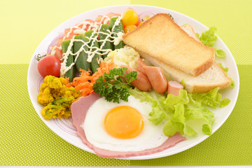 おいしそうな朝食