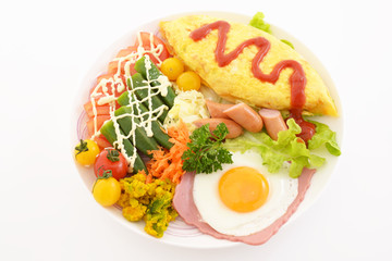 おいしそうなオムライス