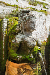 Fountain at Goagajah Temple (Elephant Cave Temple). Ubud, Bali, Indonesia.