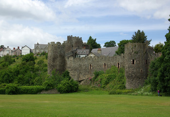 Fototapeta na wymiar CONWY, WALES - JUNE, 2013: View on Conwy Castle. The castle is a