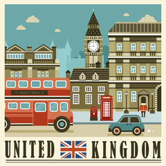 Obraz premium United Kingdom street scene