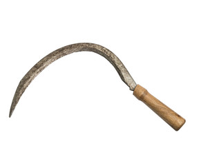 Old rusty sickle