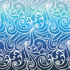 линейные завитки-волны