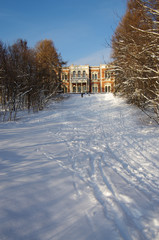 BYKOVO, MOSCOW REGION, RUSSIA - January, 2016: Manor Bykovo. The