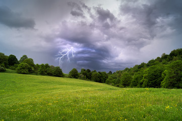 lightning landscape