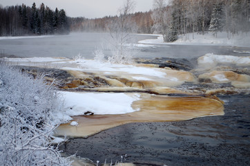 Rapids on the Shuya River in Karelia, Russia