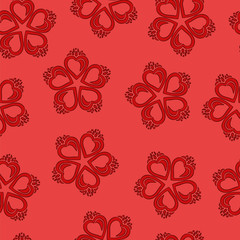 Bright floral background