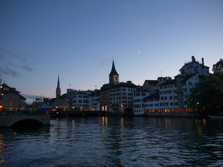 Fototapeta na wymiar Limatt/Zurich,Switzerland