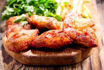 fried chicken wings