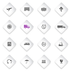 Cargo shipping symbols