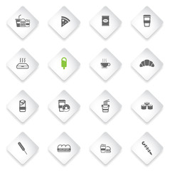 Fast food simply icons