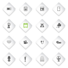 Home applicances simply icons