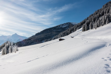 Fototapeta na wymiar Winter in Österreich