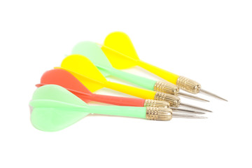 darts isolated on a white background