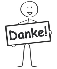 Strichm&auml;nnchen sagt Danke! 