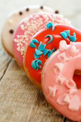 Colorful donuts