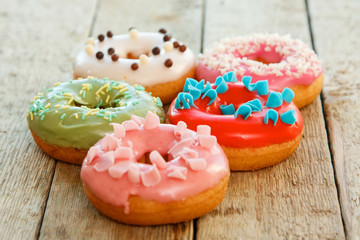 Colorful donuts