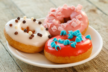 Colorful donuts