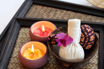Fototapeta na wymiar Thai spa and massage.