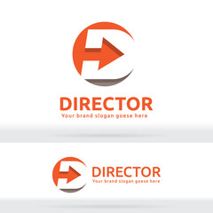 Letter D Arrow Logo, Letter D Arrow Brand Identity