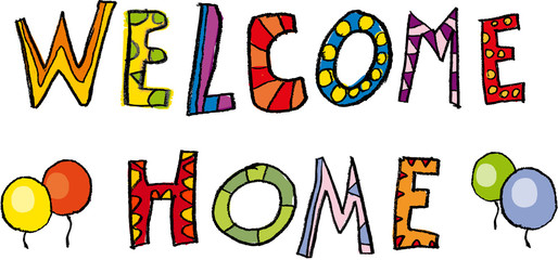 Kinderschrift Welcome home