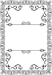 Retro decor nice frame