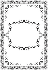 Vintage ornate swirl frame