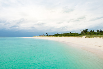Beach, sea, seascape. Okinawa, Japan, Asia.