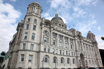 Fototapeta na wymiar Port of Liverpool Building, UK