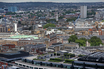 Above London with St Paul's Cathedral, UK