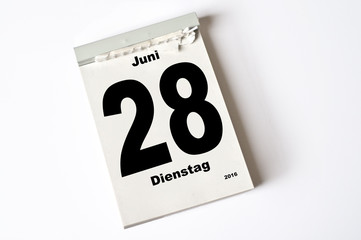 28. Juni 2016