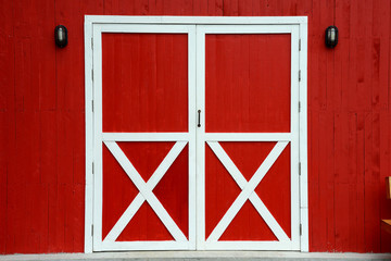 Red Barn Door