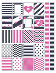 Minilamlistic printable planner stickers for them Erin Condren planner or other planners as well