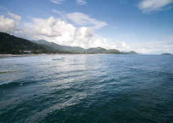Aerial View of Islands in Sao Sebastiao, Brazil