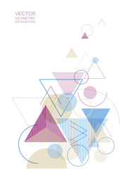 Fototapeta premium Abstract geometric background