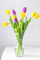 bunch of tulips. spring concept