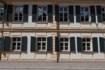 Obraz premium windows and doors in the old European style