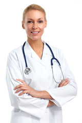 Fototapeta premium Young medical doctor woman.