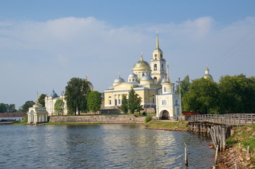 The monastery of Nilo-Stolobensky deserts in the Tver region, Russia