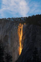 Foto op Aluminium Yosemite Firefall © phitha