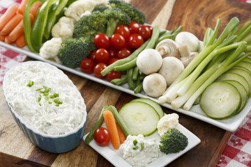 cumber Dip & Vegetables